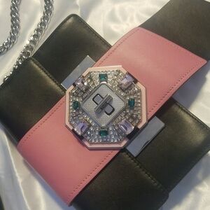 Stylish Black and Pink Women's Bag